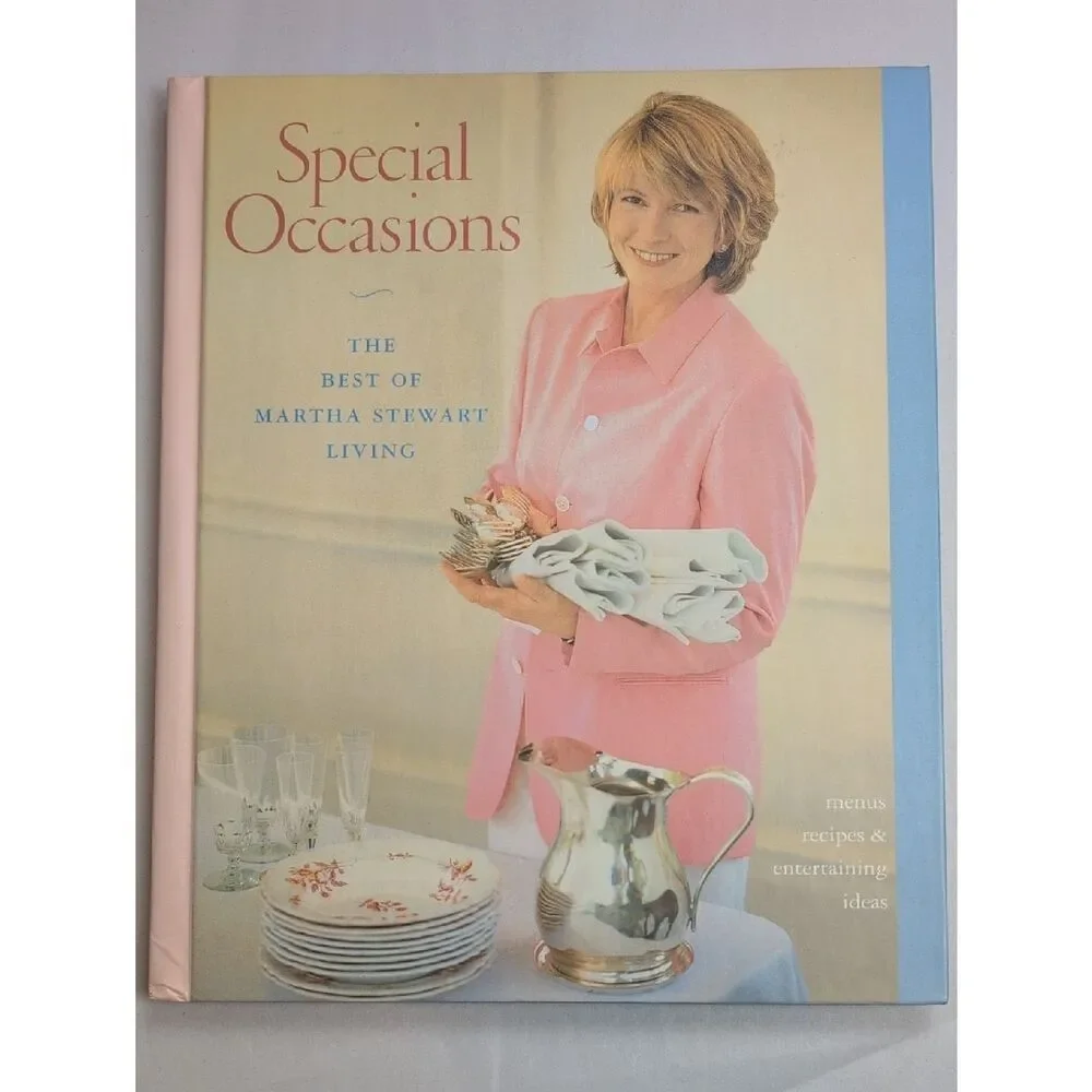 Martha Stewart Special Occasions Hardcover Book Menus Recipes Ideas